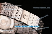 Omega De Ville Hour Vision Swiss ETA 2836 Automatic Steel Case and Strap with White Dial