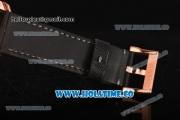 BlancPain Fifty Fathoms Swiss ETA 2836 Automatic Rose Gold Case with Black Dial and Stick/Arabic Numeral Markers (NOOB)