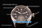 IWC Big Pilot's "Markus Buhler" Swiss ETA 6497 Manual Winding Steel Case with Black Dial and White Arabic Numeral Markers