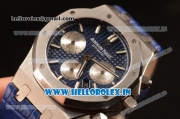 Audemars Piguet Royal Oak Chronograph Blue Dial With Blue Strap Swiss Valjoux 7750 26331ST.OO.1220ST.01