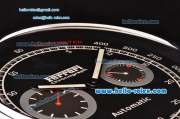 Ferrari Granturismo Quartz Stainless Steel Case with Black Dial Wall Clock