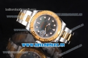 Rolex Yacht-Master 40 Swiss ETA 2836 Automatic Two Tone Steel Case/Bracelet with MOP Dial and Dot Markers (NOOB)