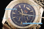 Breitling Bentley Motors Automatic Movement Full Steel with Blue Dial