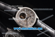 Cartier Drive de Cartier Flying Tourbillon Swiss Tourbillon Manual Winding Steel Case with Grey Dial and Roman Numeral Markers