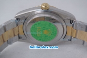Rolex Day-Date Oyster Perpetual Automatic Rose Gold Bezel with Black Dial and Diamond Marking-Small Calendar
