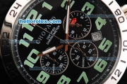 Chopard Mille Miglia Jacky Ickx Edition Working Chronograph with Black Dial and Green Marking