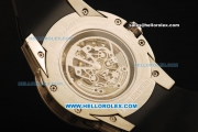 Richard Mille RM 025 Automatic Movement Black Skeleton Dial with Black Rubber Strap