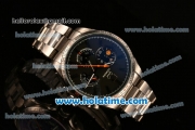 Tag Heuer Grand Carrera Calibre 36 Chrono Miyota Quartz Full Steel with Black Dial and Stick Markers