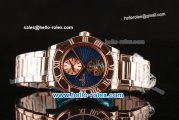 Corum Romvlvs Two Time Zone Automatic Full Rose Gold with Blue Dial