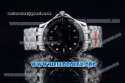 Omega Seamaster Diver 300M Co-Axial Swiss ETA 2824 Automatic Steel Case with Ceramic Bezel and Black Dial Stick Markers (BP)