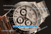 Rolex Daytona Chronograph 7750 Auto Steel Case with White Dial and Steel Bracelet - 1:1 Origianl (N00B)