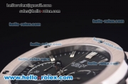 Hublot Classic Fusion Chronograph Swiss Valjoux 7750 Automatic Steel Case with Black Dial and Black Rubber Strap