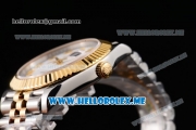 Rolex Datejust II Asia 2813 Automatic Two Tone Case/Bracelet with White Dial and Roman Numeral Markers (BP)