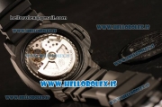 Panerai Submersible All Carbon Fiber With Black Dial Blue Marker Rubber Strap Cal. P9010 1:1 Clone PAM00960(KW)