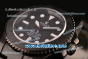 Rolex Pro-Hunter Military Submariner Asia 2813/Swiss ETA 2836/Clone Rolex 3130/Super Clone Rolex 3130 Automatic Full PVD with Black Dial - 1:1 Best Edition (BP)