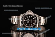 Rolex Sea-Dweller Swiss ETA 2836 Automatic Steel Case/Bracelet with White Dot Markers and Black Dial - 1:1 Original (NOOB)