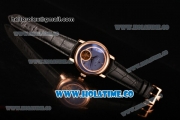 Vacheron Constantin Malte Tourbillon Asia Automatic Rose Gold Case with Rose Gold Stick Markers and Blue Dial