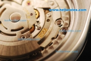 Rolex Datejust II Rolex 3135 Automatic Movement Full Steel with Black Dial and White Stick Markers