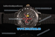 Ferrari Race Day Watch Chrono Miyota OS10 Quartz PVD Case with Black Dial and Arabic Numeral Markers