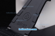 Bell & Ross BR 01-92 Asia ETA 2892 Movement Black carbon dial, Orange- Marking and Black Bezel