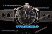 Breitling SuperOcean Heritage 2813 Automatic Steel Case with Black Bezel Black Dial Stick Markers and Black Bezel
