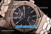 Audemars Piguet Royal Oak 41MM Clone AP Calibre 3120 Automatic Steel Case/Bracelet with Blue Dial - Stick Markers (EF)