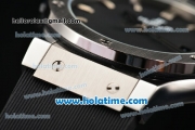 Hublot Classic Fusion Swiss ETA 2824 Automatic Steel Case with Black Dial and Black Rubber Strap - 1:1 Original