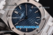 Audemars Piguet Royal Oak Swiss Quartz Steel Case/Bracelet with Blue Dial and White Stick Markers