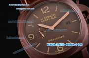 Panerai Luminor Marina 1950 3 Days PAM 00393 Automatic PVD Brown Case with Brown Dial
