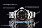 Rolex Submariner Comex Asia 2813 Automatic Steel Case with Black Dial Orange Dots Markers and Steel Bracelet