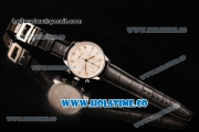 IWC Portugieser Chrono Swiss Valjoux 7750 Automatic Steel Case with White Dial and Gold Arabic Numeral Markers