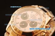 Rolex Daytona Swiss Valjoux 7750 Automatic Movement Full Rose Gold with Orange Dial and Black Subdials