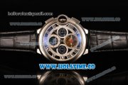 Cartier Ballon Bleu De Tourbillon Moonphase Asia Automatic Steel Case with Black Dial and Roman Numeral Markers