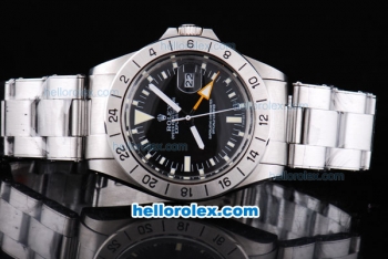 Rolex Explorer II Oyster Perpetual Swiss ETA 2836 Automatic Movement ETA Case with Black Dial and Beige Marking