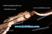 Audemars Piguet Royal Oak Swiss ETA 2824 Automatic Full Rose Gold with Sitck Markers and Gray Dial - 1:1 Original