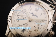 Breguet Type XX Aeronavale Swiss Valjoux 7750 Automatic Movement Full Steel with White Dial and Arabic Numerals