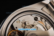 Rolex Daytona Swiss ETA 7750 Automatic Movement Full Steel with Numeral Markers and White Dial