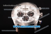 Tudor Fastrider Miyota OS20 Quartz Steel Case with White Dial and Silver Arabic Numeral Markers