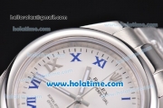 Rolex Datejust II Asia 2813 Automatic Full Steel with White Dial and Roman Numeral Markers