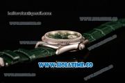 Rolex Day-Date Asia 2813/Swiss ETA 2836/Clone Rolex 3135 Automatic Steel Case with Stick Markers and Green Dial (BP)
