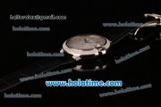 Cartier Ballon Bleu de Cartier Swiss ETA 2892 Automatic Steel Case with Black Leather Strap and Diamond Dial