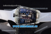 Hublot MP-05 Laferrari Sapphire Limited Edition1 Miyota 8205 Automatic Sapphire Crystal Case Skeleton Dial Aerospace Nano Translucent Strap and Blue Hands