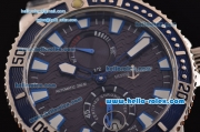 Ulysse Nardin Maxi Marine Diver Asia ST25 Automatic Stainless Steel Case with Stainless Steel Strap and Blue Dial