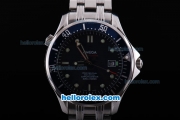 Omega seamaster Chronograph Automatic Movement with Blue Dial and Blue Bezel