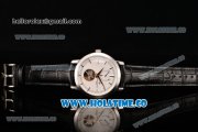 Vacheron Constantin Patrimony Tourbillon Swiss ETA 2824 Automatic Steel Case with White Dial and Silver Stick Markers