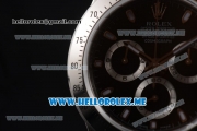 Rolex Daytona Swiss Valjoux 7750 Automatic Stainless Steel Case/Bracelet with Black Dial and Stick Markers