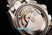 Tag Heuer Link Swiss Valjoux 7750 Automatic Movement Full Steel with Black Dial and Silver Stick Markers