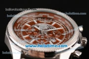 Breitling Bentley B05 Unitime Chrono Miyota OS20 Quartz Steel Case/Strap with Brown Dial and Silver Stick Markers