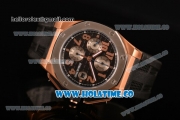 Audemars Piguet Royal Oak Offshore Clone AP Calibre 3126 Automatic Rose Gold with Arabic Numeral Markers and Black Dial (EF)