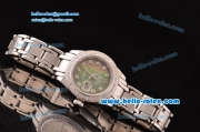 Rolex Datejust Lady Pearlmaster 2813 Automatic Steel Case with Grey Dial and Stainless Steel Strap ETA Coating
